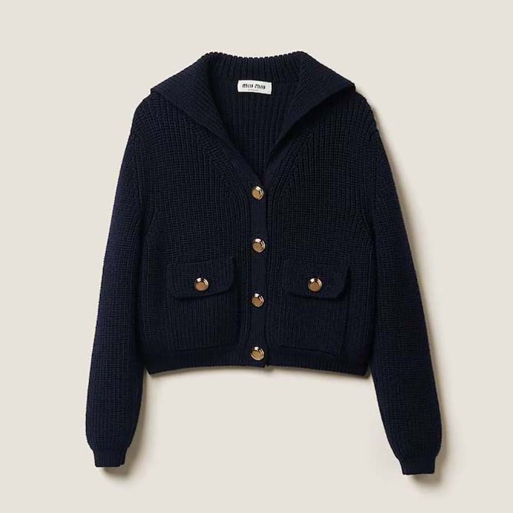 Miu Miu Women Wool Knit Cardigan