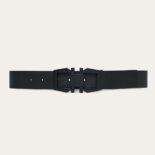 Salvatore Ferragamo Men Reversible and Adjustable Gancini Belt-Black