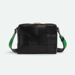 Bottega Veneta Men Cassette Camera Bag in Calfskin Leather