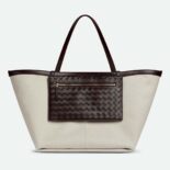 Bottega Veneta Women Large Flip Flap in Intrecciato Leather