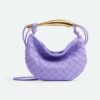 Bottega Veneta Women Mini Sardine in Supple Lambskin Leather-Purple 8 Bottega Veneta Women Mini Sardine in Supple Lambskin Leather-Purple