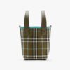 Burberry Men Mini London Tote Bag-Blue
