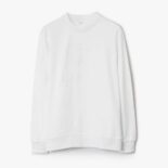 Burberry Women EKD Cotton Sweatshirt-White