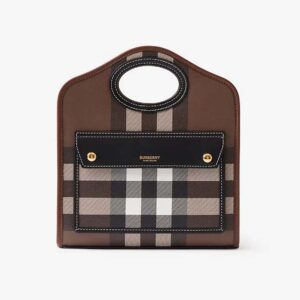 Burberry Women Mini Pocket Bag-Brown