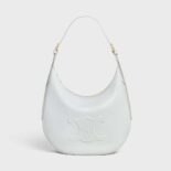 Celine Women Heloise Bag in Supple Calfskin-White