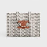 Celine Women Large Cabas Thais in Textile with Celine All-over