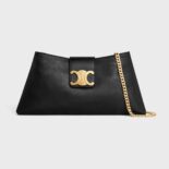 Celine Women Medium Wiltern Bag in Smooth Calfskin-Black
