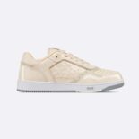 Dior Men B27 Low-top Sneaker Cream Patent Calfskin and Dior Oblique Gravity Leather