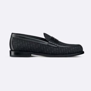 Dior Men Granville Loafer Black Dior Oblique Jacquard