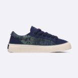 Dior Men Tears B33 Sneaker Blue Dior Oblique Denim and Peace Sign Dior Tears and Navy Blue Suede