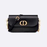 Dior Women Small 30 Montaigne Avenue Bag Black Box Calfskin