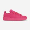 Dolce Gabbana D&G Women Calfskin Portofino Sneakers-Rose