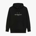 Givenchy Women Reverse Hoodie in Fleece-Black