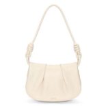 Loewe Women Paseo Satchel in Shiny Nappa Calfskin-White