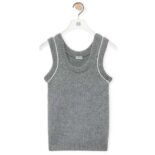 Loewe Women Tank Top in Cashmere and Mohair
