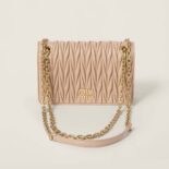 Miu Miu Women Matelassé Nappa Leather Mini-bag-Black