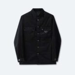 Prada Men Pinwale Corduroy Shirt-Black