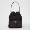 Prada Women Re-Nylon and Brushed Leather Bag-Black 11 Prada Women Re-Nylon and Brushed Leather Bag-Black