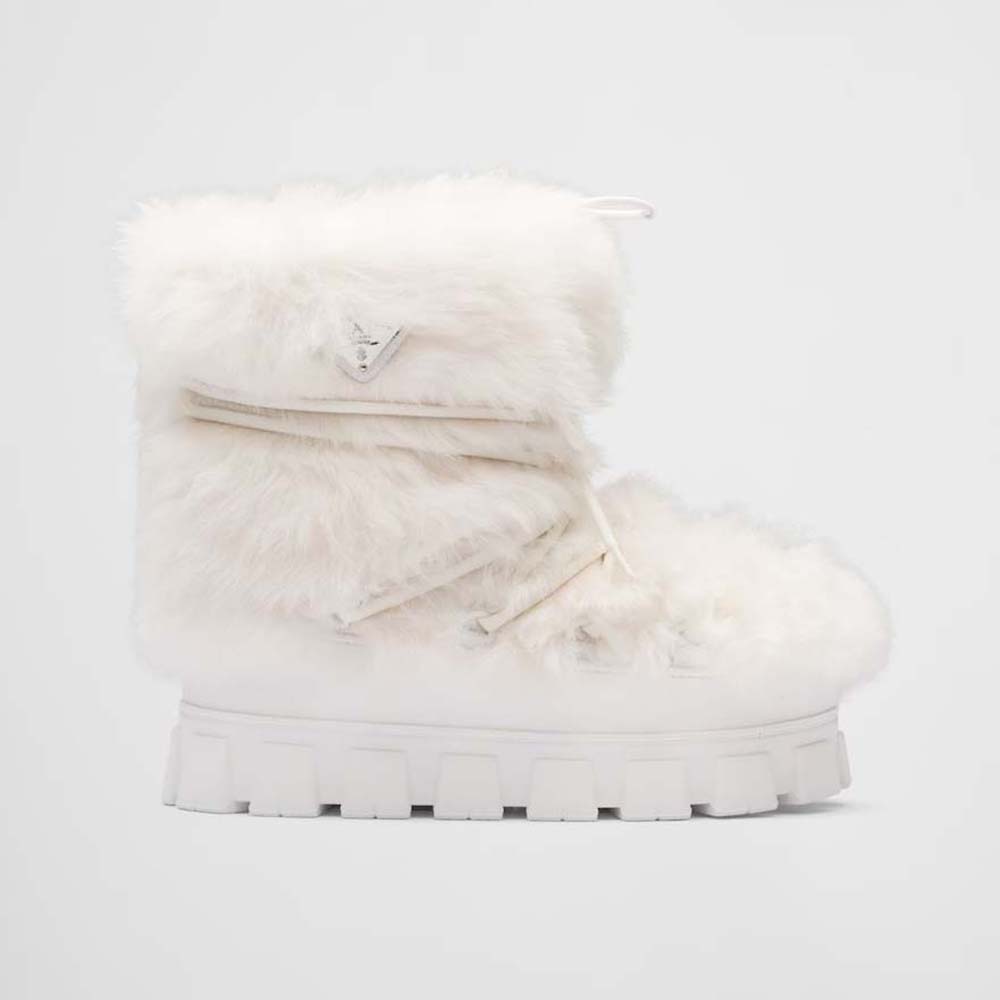 Prada best sale fur boots