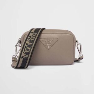 Prada Women Small Leather Bag-Brown