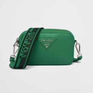 Prada Women Small Leather Bag-Green
