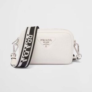 Prada Women Small Leather Bag-White