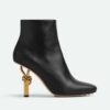 Bottega Veneta Women Knot Ankle Boot-Black