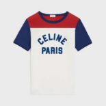 Celine Women Paris 70's T-shirt in Cotton Jersey