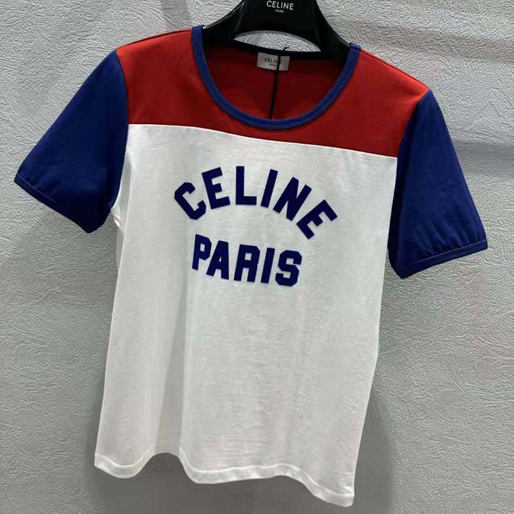 Celine St Tropez 70's T-shirt in cotton jersey