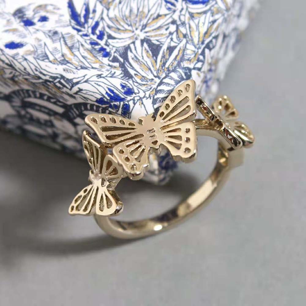 Dior Women Métamorphose Ring Gold-Finish Metal 2 Dior Women Métamorphose Ring Gold-Finish Metal - Image 2