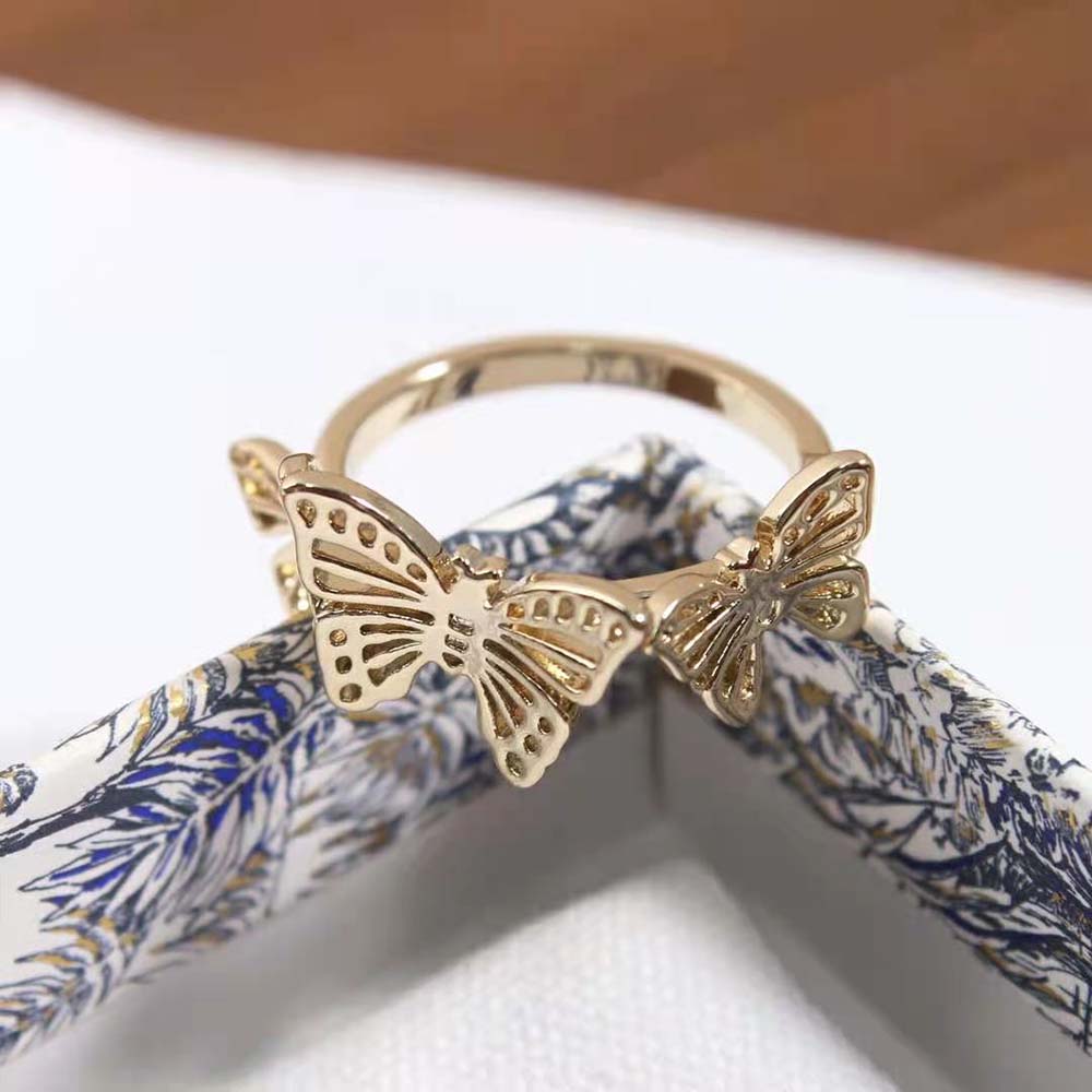 Dior Women Métamorphose Ring Gold-Finish Metal 3 Dior Women Métamorphose Ring Gold-Finish Metal - Image 3