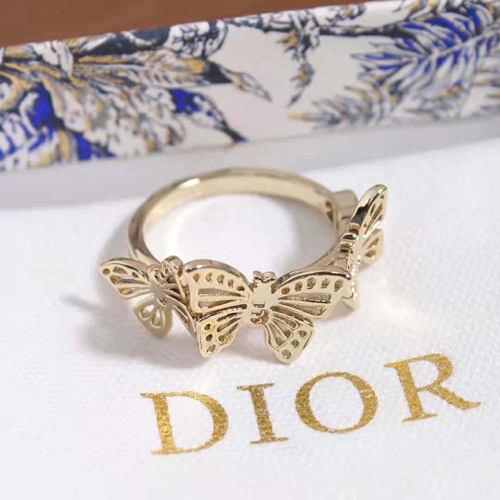 Dior Women Métamorphose Ring Gold-Finish Metal 5 Dior Women Métamorphose Ring Gold-Finish Metal - Image 5