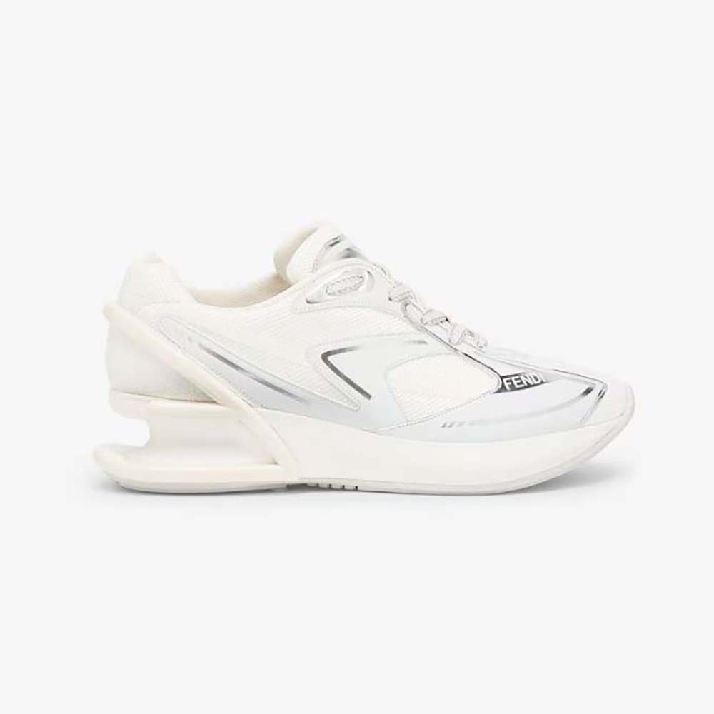 Fendi Women First 1 White Fabric Running Shoes