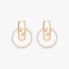 Fendi Women O’Lock Earrings Gold-coloured