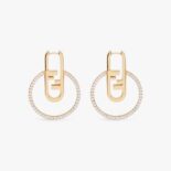 Fendi Women O’Lock Earrings Gold-coloured