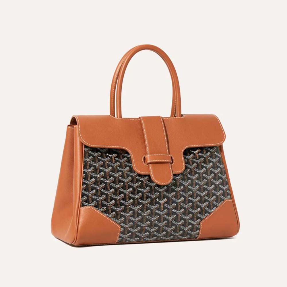 Goyard Women Saïgon Tote Bag-Brown