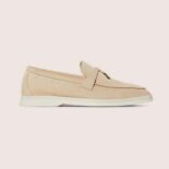 Loro Piana Unisex Summer Charms Walk Loafers-Beige