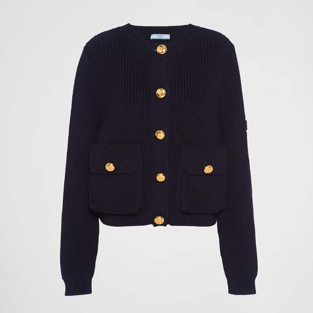 《送料無料》 PRADA Wool cardigan 