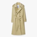 Burberry Women Long Castleford Trench Coat-Beige