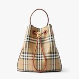 Burberry Women Small TB Bucket Bag-Brown