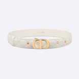 Dior Women 30 Montaigne Belt Latte Cannage Calfskin 30 MM