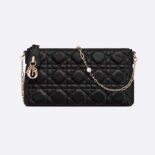 Dior Women Miss Dior Midi Mini Bag Black Cannage Lambskin