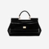 Dolce Gabbana D&G Women Elongated Sicily Handbag-Black 12 Dolce Gabbana D&G Women Elongated Sicily Handbag-Black