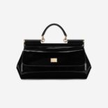 Dolce Gabbana D&G Women Elongated Sicily Handbag-Black