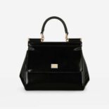 Dolce Gabbana D&G Women Medium Sicily Handbag-Black