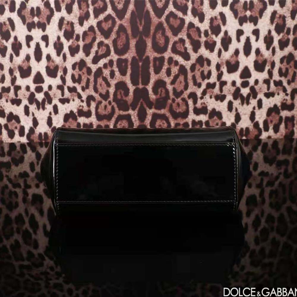 Dolce Gabbana D&G Women Medium Sicily Handbag-Black 7 Dolce Gabbana D&G Women Medium Sicily Handbag-Black - Image 7