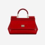 Dolce Gabbana D&G Women Small Sicily Handbag-Red
