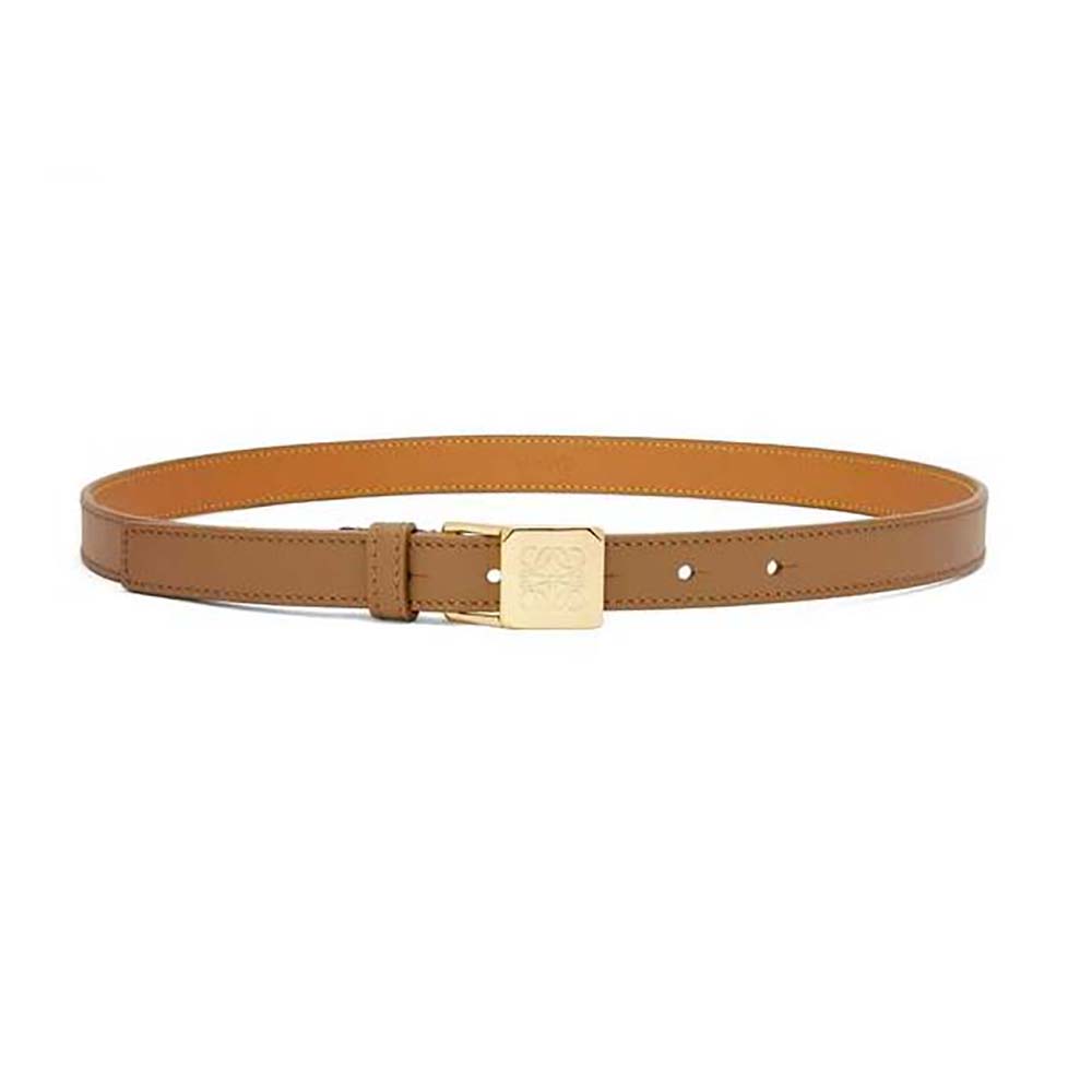 Loewe Women Amazona Padlock Belt in Smooth Calfskin