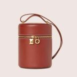 Loro Piana Women Medium Extra Case in Calfskin Leather-Red