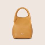 Loro Piana Women Micro Bale Bag in Calfskin Leather-Brown